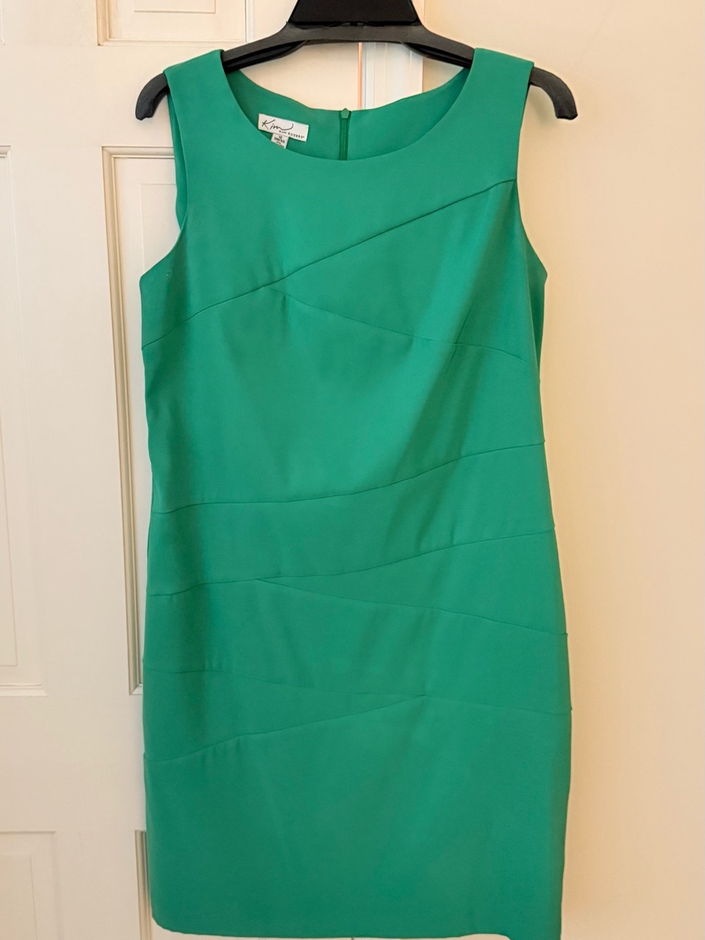 Kim Rogers Teal Sheath Dress
